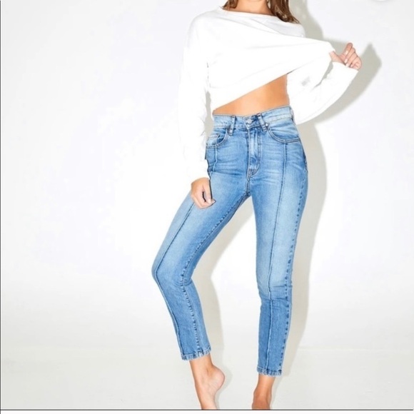 Revice Star High Waisted Expose Seam Venus Jeans sz 25 - Picture 2 of 5